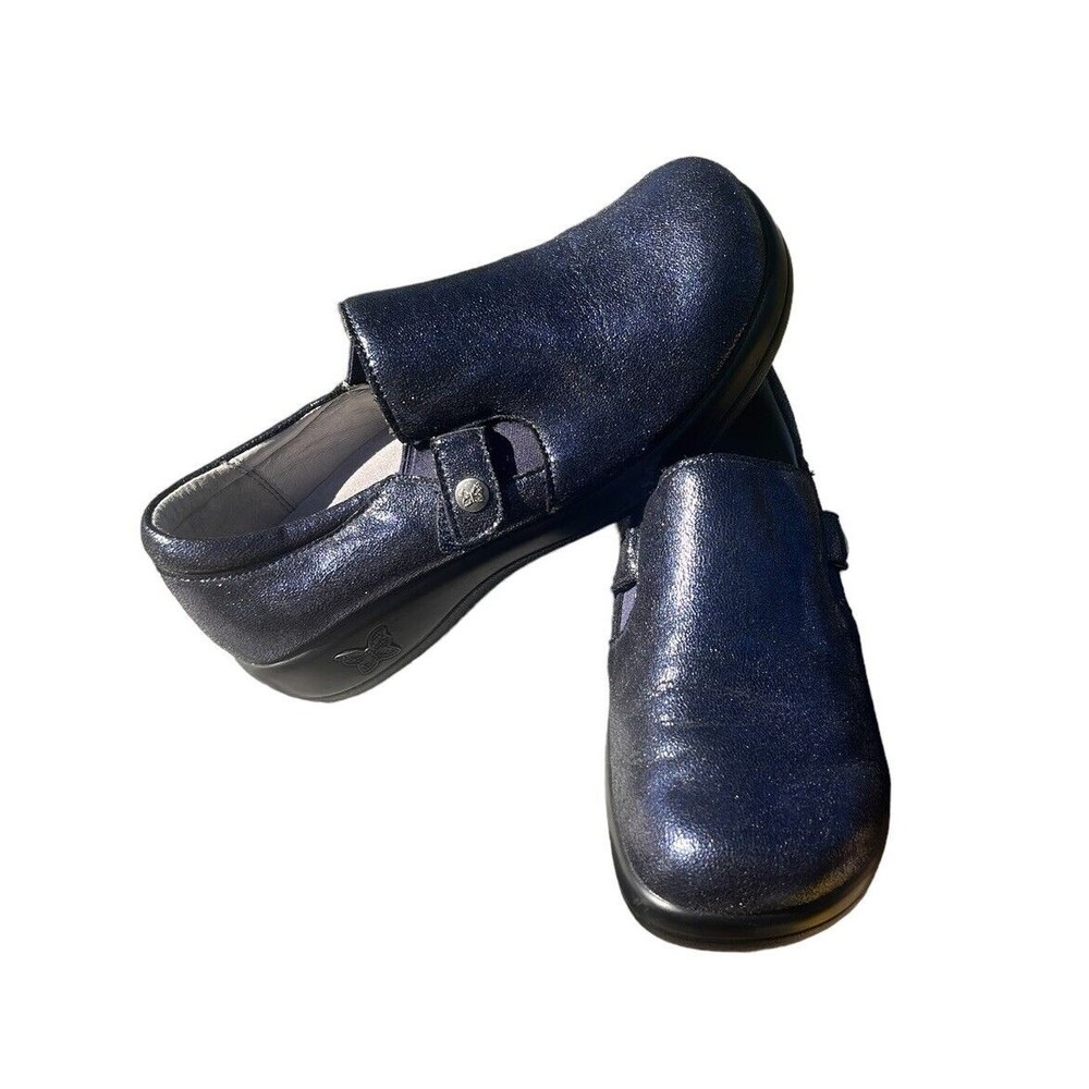 Alegria Kara Dusk Slip Ons Clogs KAR-284XW Black Blue Womens Size EU 37 US 7-7.5